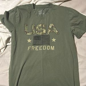 USA freedom home of the brave T-shirt